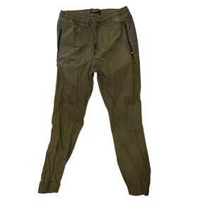 WXYZ Green Khaki Cuffed Jogger Chinos Mens XL